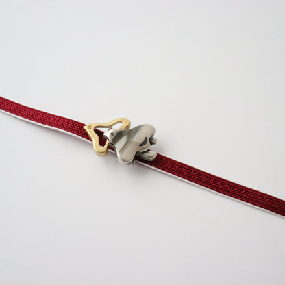 三分紐「紅梅耳付 - mag」大原商店