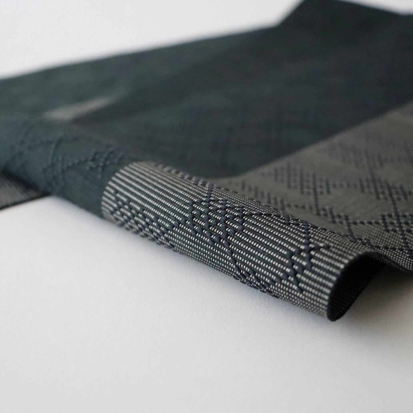 正絹四寸帯「首里花織 - dk.g」手仕事アヰ