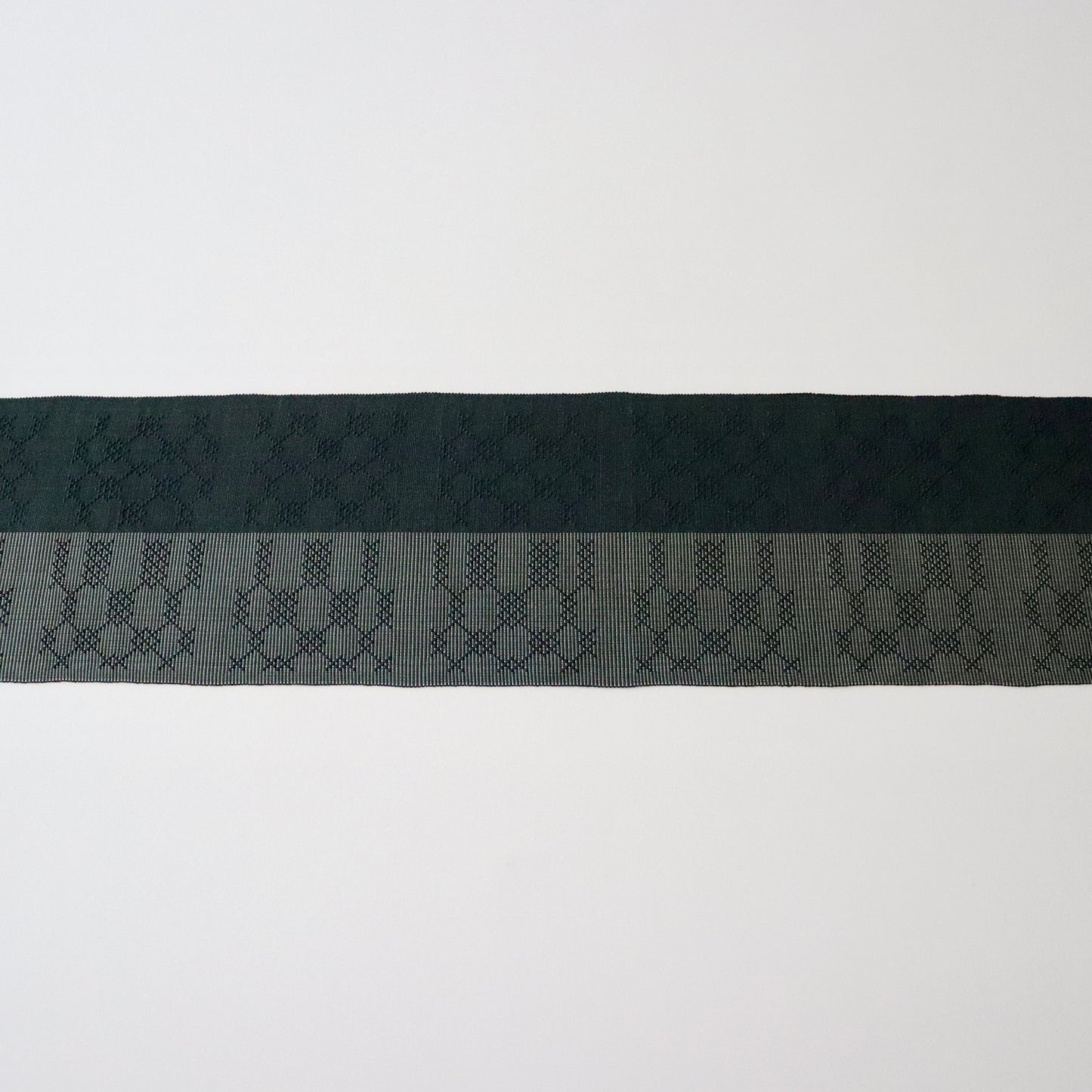 正絹四寸帯「首里花織 - dk.g」手仕事アヰ