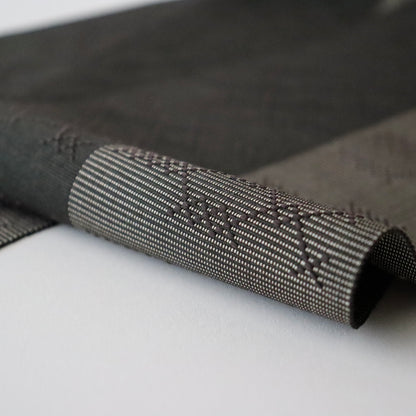 正絹四寸帯「首里花織 - dk.b」手仕事アヰ