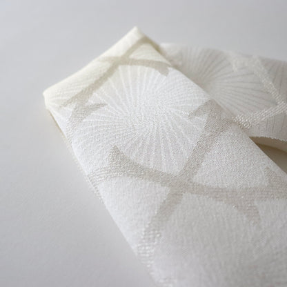 帯揚げ「銀通し花菱 / lt.y」和小物さくら