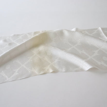 帯揚げ「銀通し花菱 / lt.y」和小物さくら