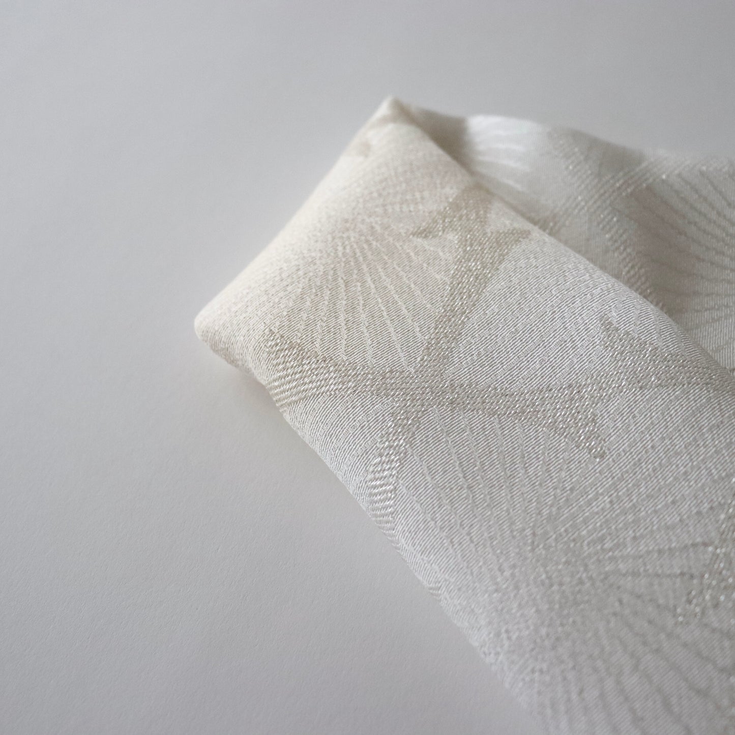 帯揚げ「銀通し花菱 / lt.be」和小物さくら