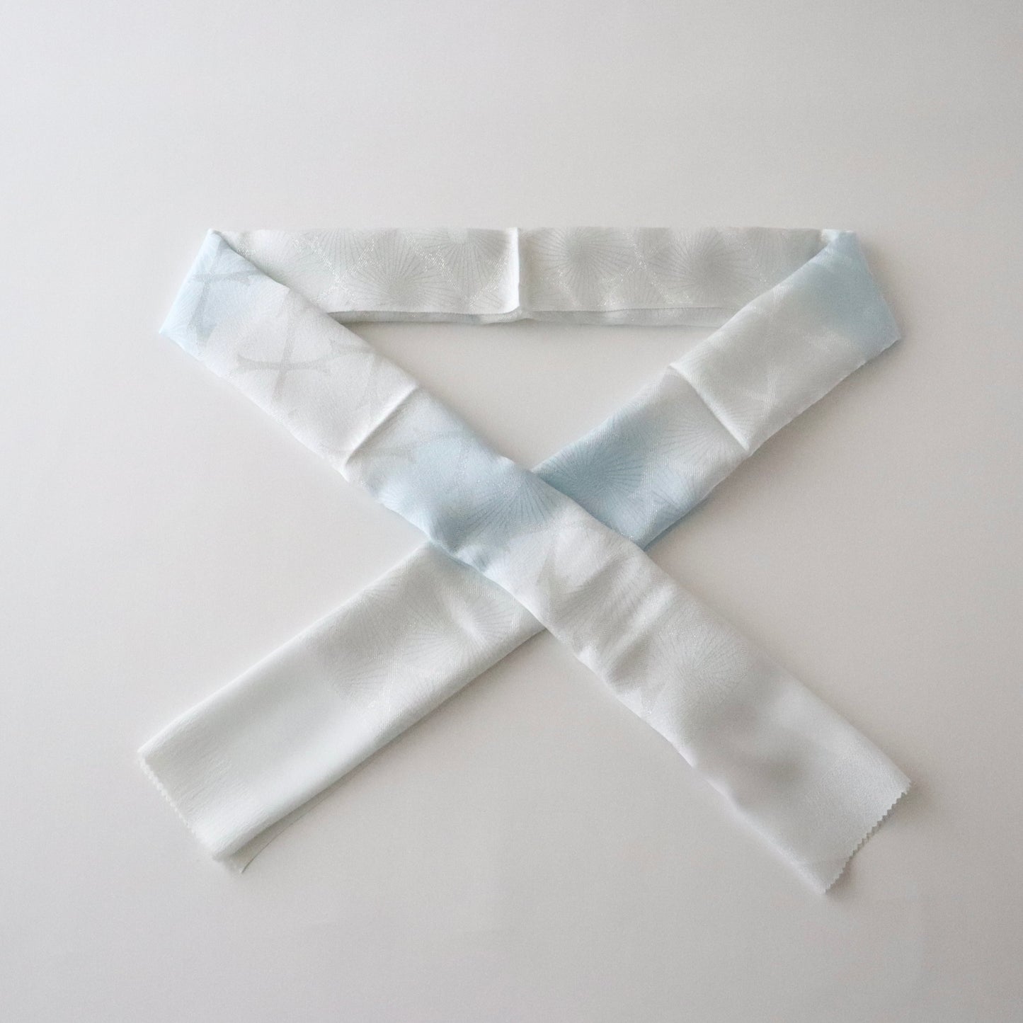 帯揚げ「銀通し花菱 / lt.bl」和小物さくら