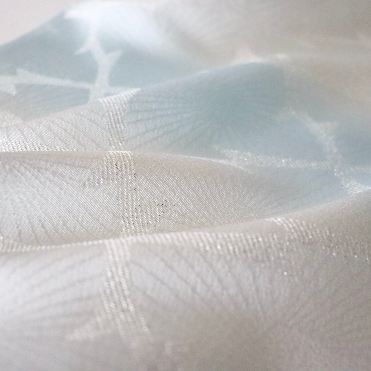 帯揚げ「銀通し花菱 / lt.bl」和小物さくら