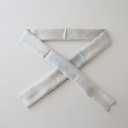 帯揚げ「銀通し花菱 / lt.blg」和小物さくら