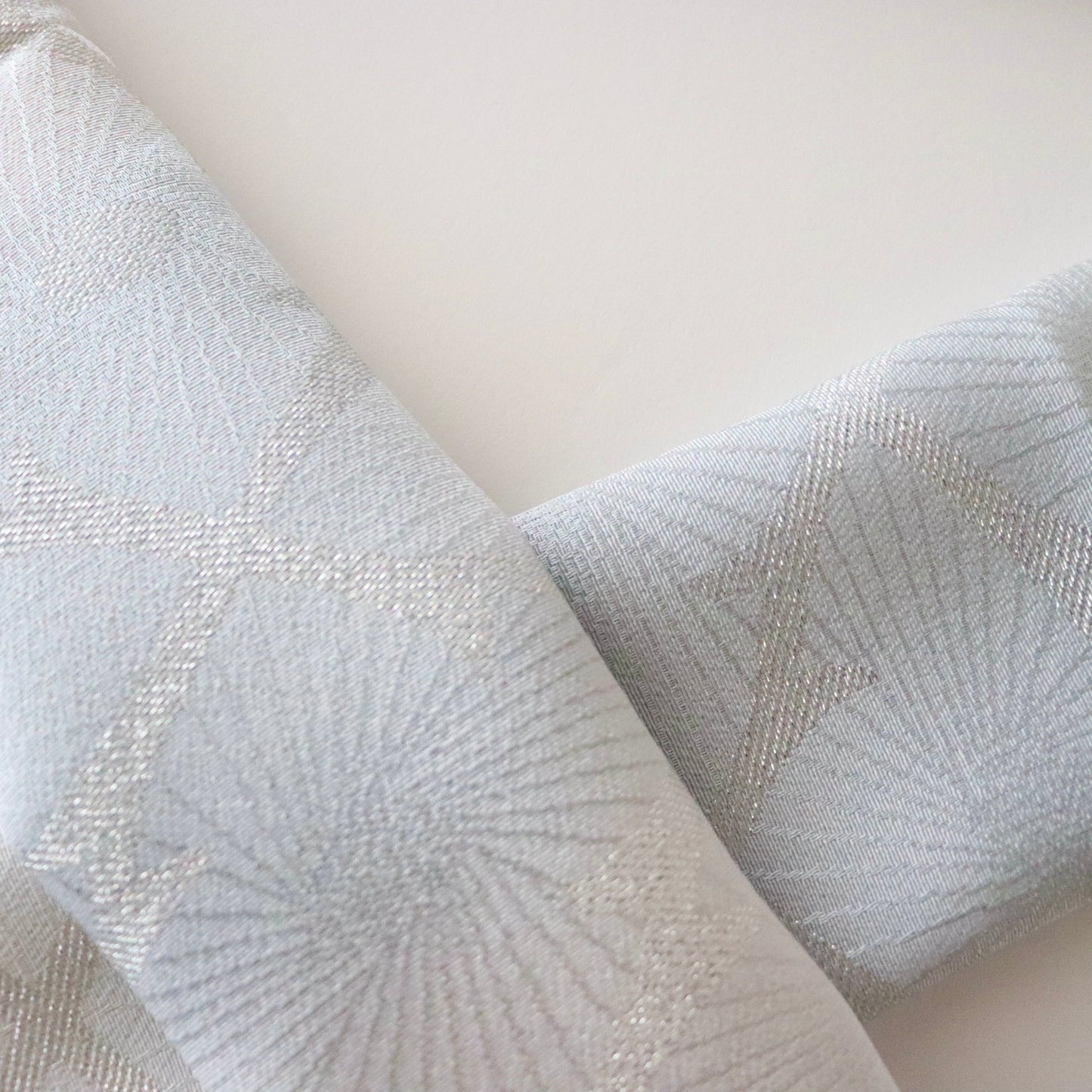 帯揚げ「銀通し花菱 / lt.blg」和小物さくら