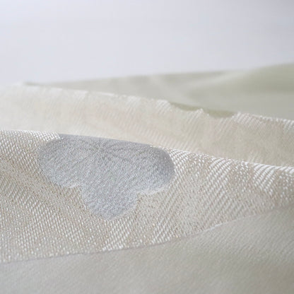 帯揚げ「縮緬縫取紗綾形手挿友禅 梅 - lt.g」和小物さくら