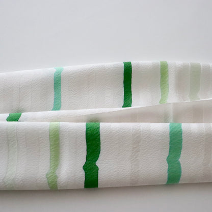 帯揚げ「臈纈横段 / grn」和小物さくら