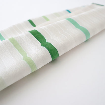 帯揚げ「臈纈横段 / grn」和小物さくら