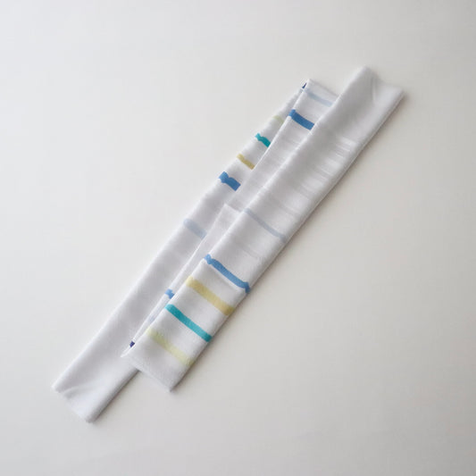 帯揚げ「臈纈横段 / lt.b」和小物さくら