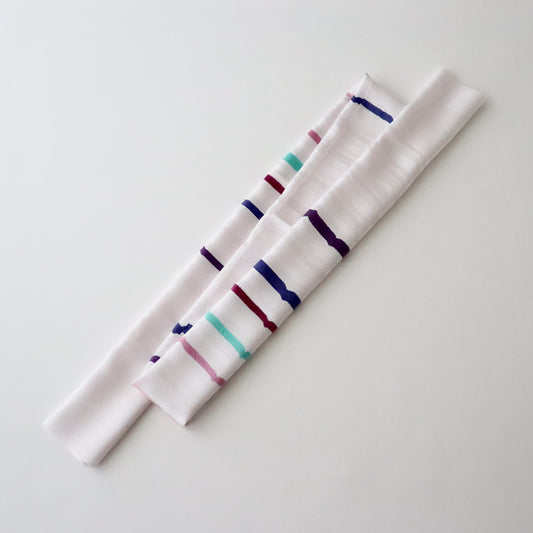 帯揚げ「臈纈横段 / brg」和小物さくら