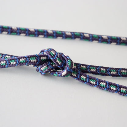 帯締め「丸台御岳亀甲柄 - blu」和小物さくら