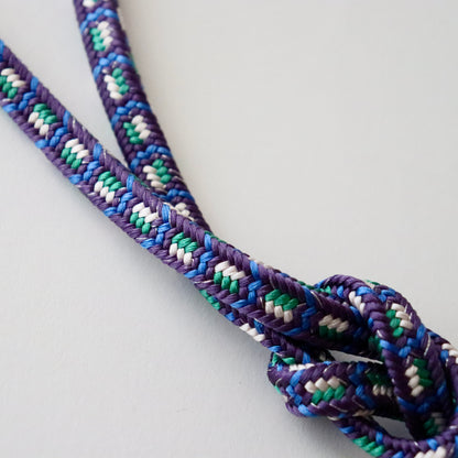 帯締め「丸台御岳亀甲柄 - blu」和小物さくら