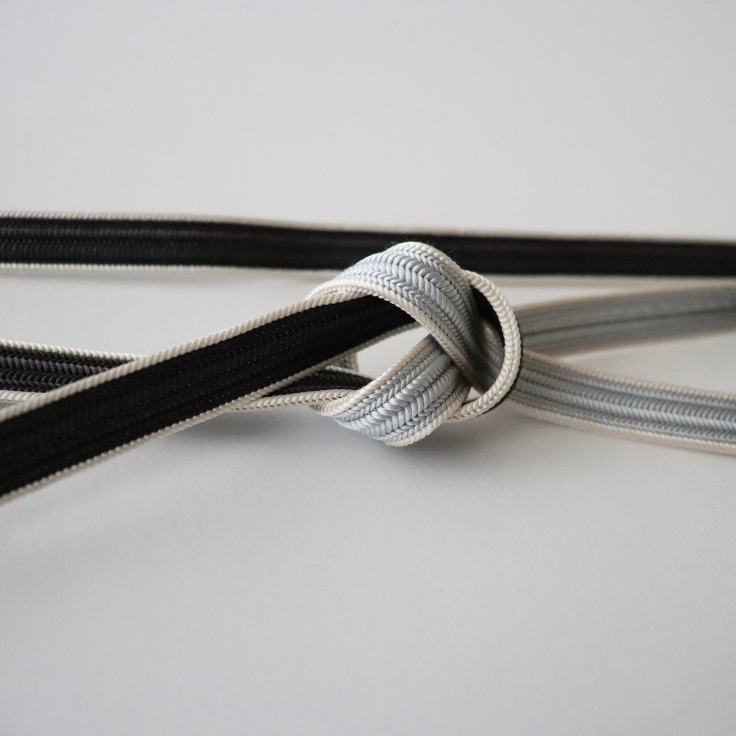 帯締め「綾竹双葉手先暈し - gry」和小物さくら