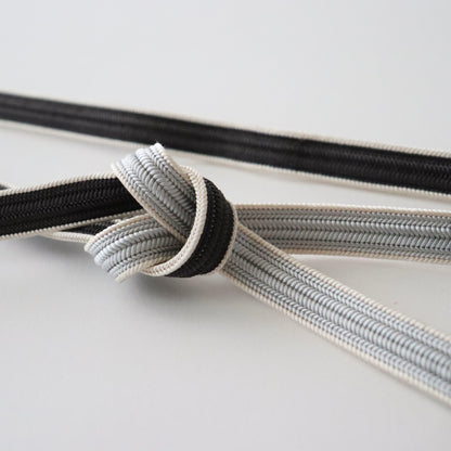 帯締め「綾竹双葉手先暈し - gry」和小物さくら