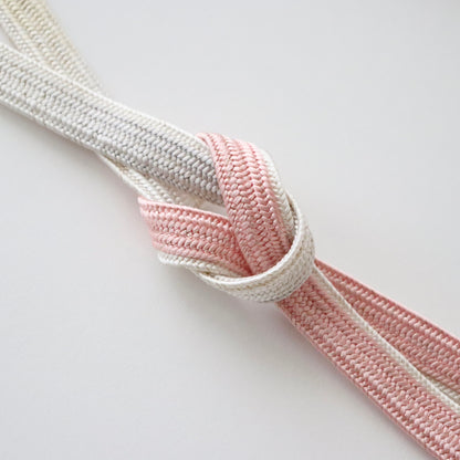 帯締め「高麗片耳ずらし - pnk」和小物さくら