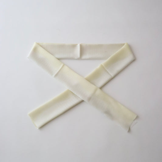 帯揚げ「蹌踉左右違い絽二色暈し - lt.yel」和小物さくら