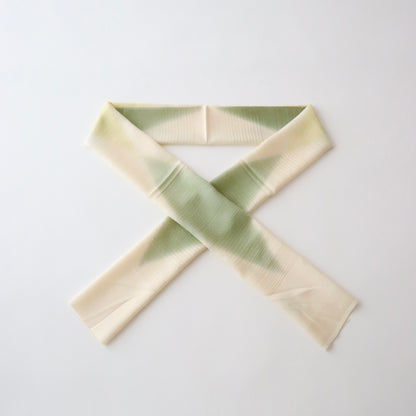 帯揚げ「菱立涌暈し - grn」和小物さくら