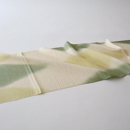 帯揚げ「菱立涌暈し - grn」和小物さくら