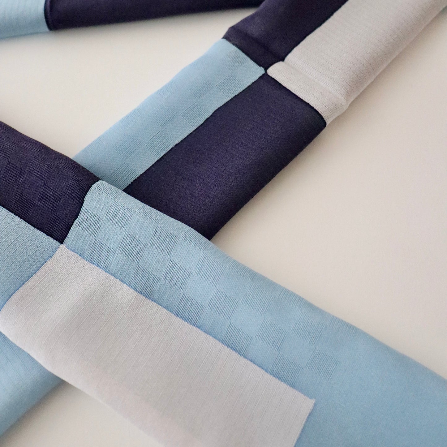 帯揚げ「ローケツ市松 - blu」和小物さくら