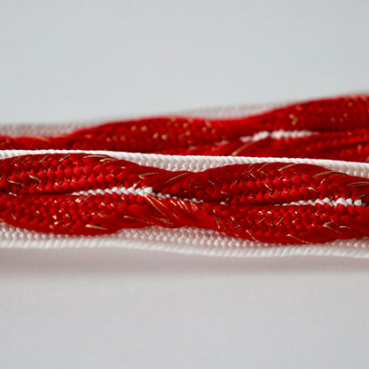 帯締め「高麗浮木の葉- wht.rd」和小物さくら