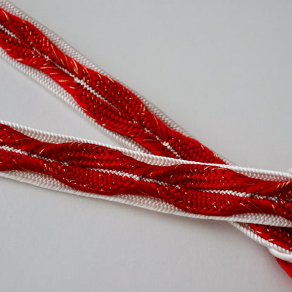 帯締め「高麗浮木の葉- wht.rd」和小物さくら