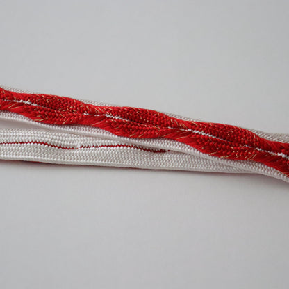 帯締め「高麗浮木の葉- wht.rd」和小物さくら