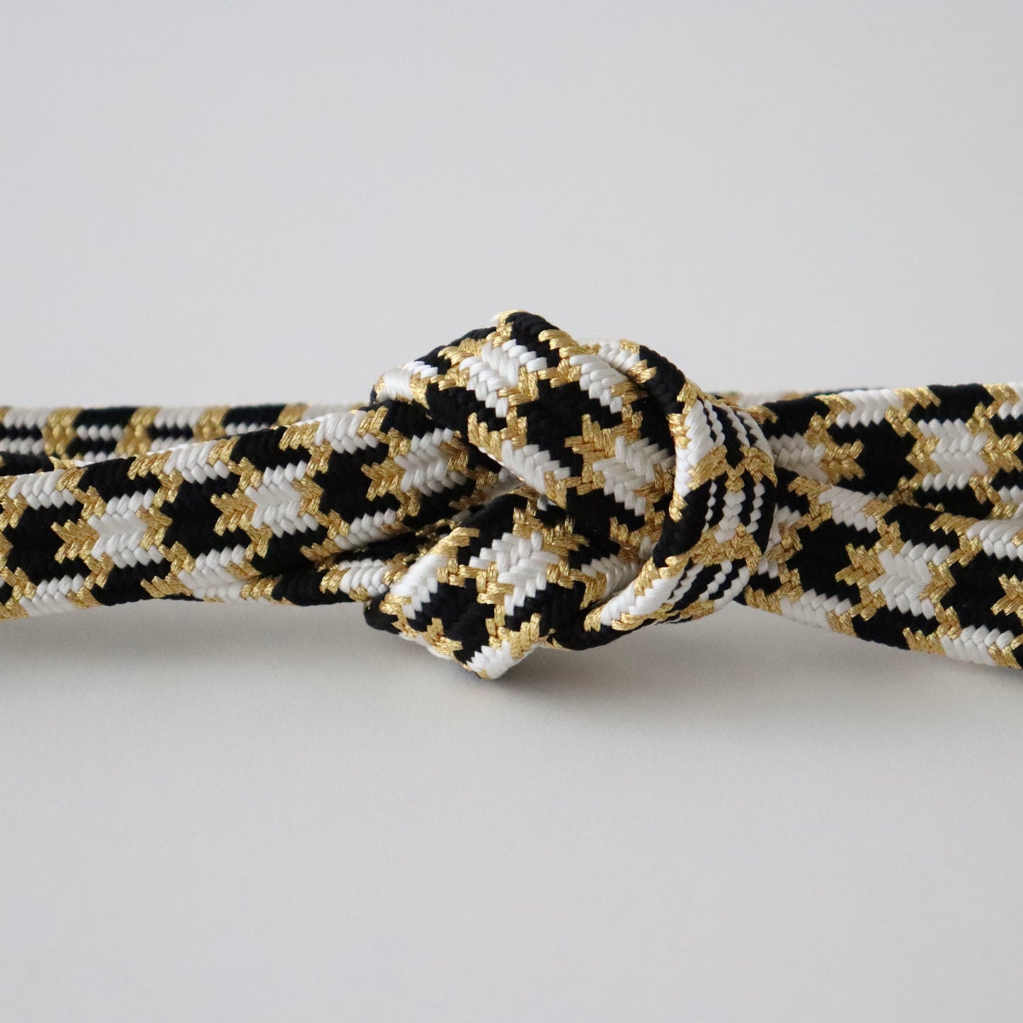 帯締め「貝ノ口変わり亀甲 - blk」和小物さくら