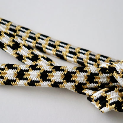 帯締め「貝ノ口変わり亀甲 - blk」和小物さくら