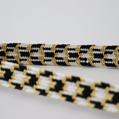 帯締め「貝ノ口変わり亀甲 - blk」和小物さくら