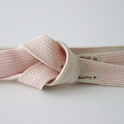 帯締め「手組み桜- wht.lt p」　和小物さくら