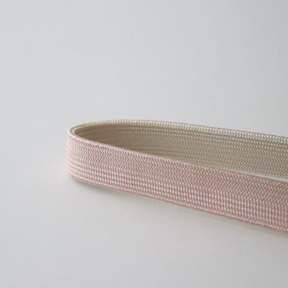 帯締め「手組み桜- wht.lt p」　和小物さくら