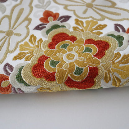 袋帯「吉兆綾錦 - 菱繋ぎ華文」絲屋善創