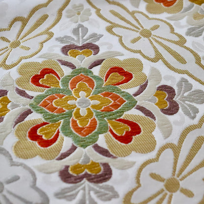 袋帯「吉兆綾錦 - 菱繋ぎ華文」絲屋善創