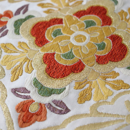 袋帯「吉兆綾錦 - 菱繋ぎ華文」絲屋善創