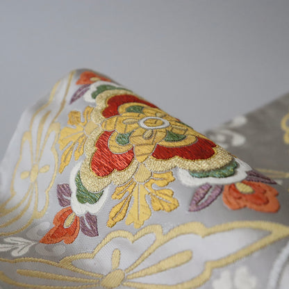 袋帯「吉兆綾錦 - 菱繋ぎ華文」絲屋善創