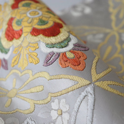 袋帯「吉兆綾錦 - 菱繋ぎ華文」絲屋善創