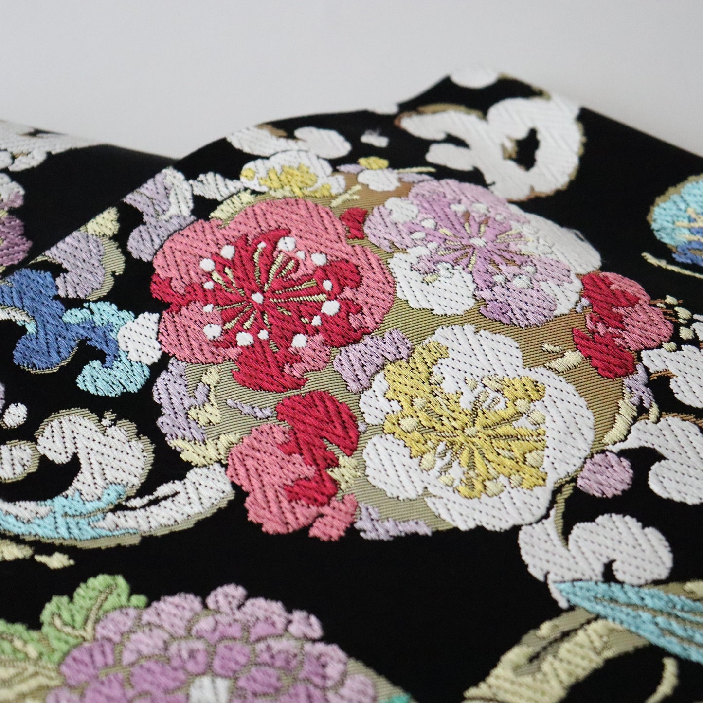 袋帯「唐絹 - 波花丸松竹梅」志都香