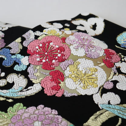 袋帯「唐絹 - 波花丸松竹梅」志都香