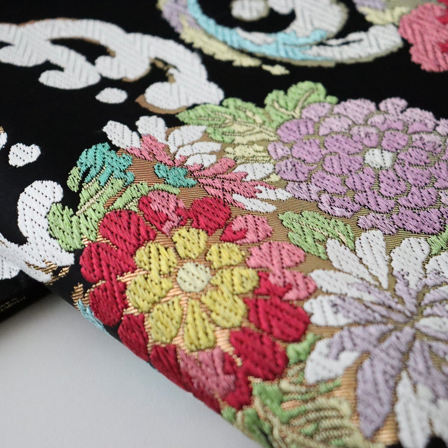 袋帯「唐絹 - 波花丸松竹梅」志都香