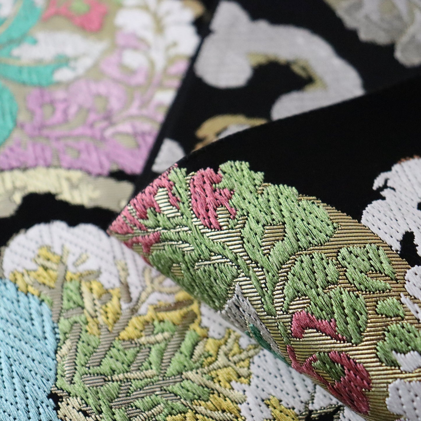 袋帯「唐絹 - 波花丸松竹梅」志都香