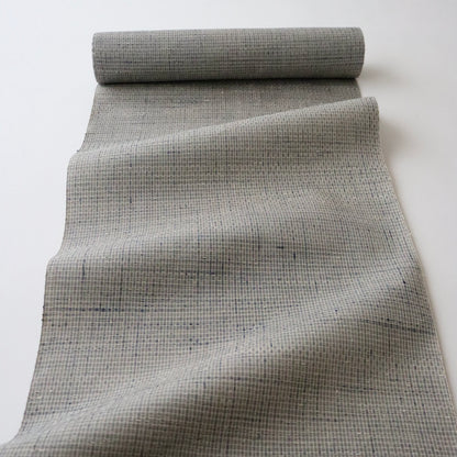 小千谷紬「小田島格子/百入茶」おだきん - 小田島克明