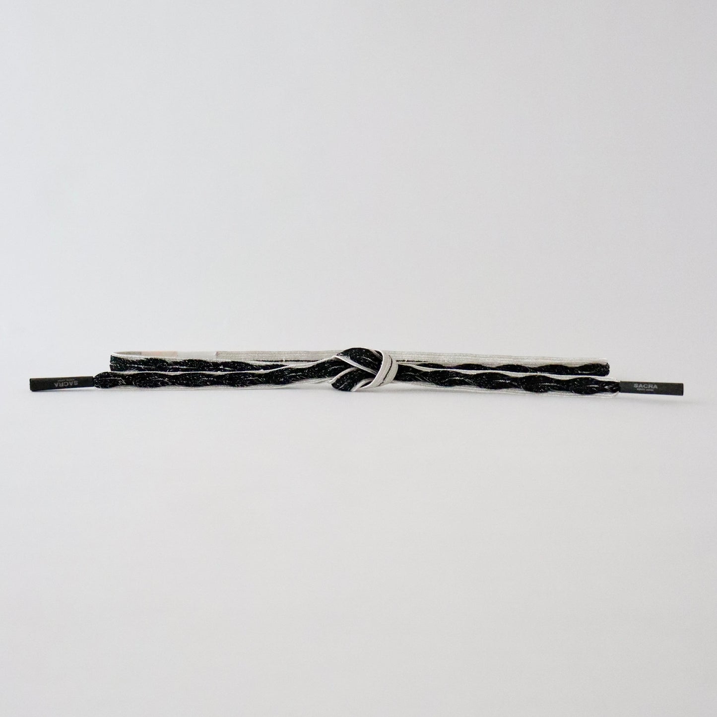 帯締め「高麗浮木の葉- slv blk」和小物さくら