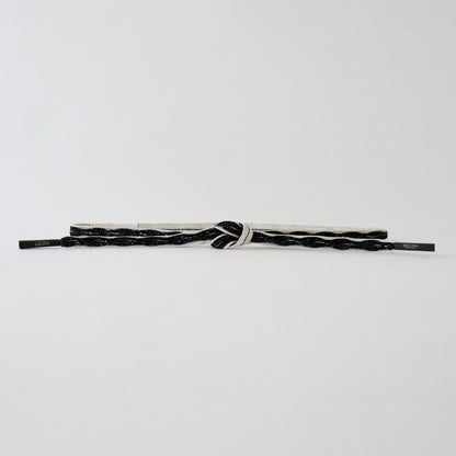 帯締め「高麗浮木の葉- slv blk」和小物さくら