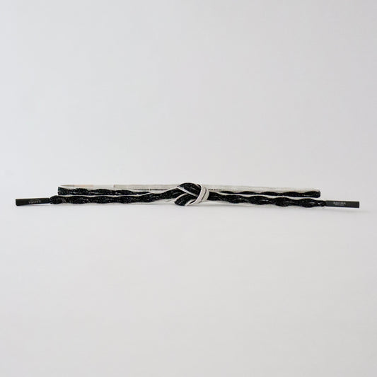 帯締め「高麗浮木の葉- slv blk」和小物さくら