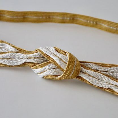 帯締め「高麗浮木の葉- wht gld」和小物さくら