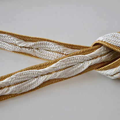 帯締め「高麗浮木の葉- wht gld」和小物さくら