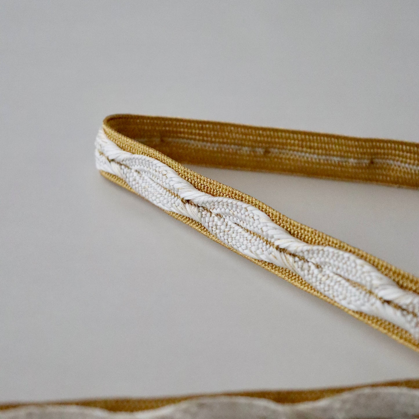 帯締め「高麗浮木の葉- wht gld」和小物さくら