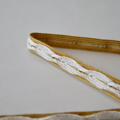 帯締め「高麗浮木の葉- wht gld」和小物さくら
